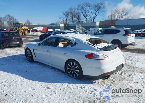 2014 Porsche Panamera E-Hybrid S from USA, damaged, VIN WP0AD2A77EL044891